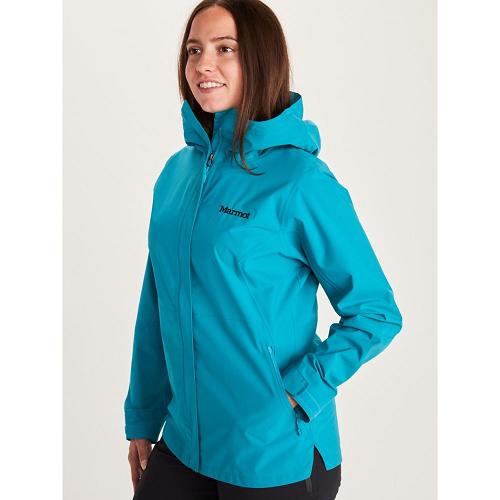 Marmot Rain Jacket Blue NZ - EVODry Bross Jackets Womens NZ2457906